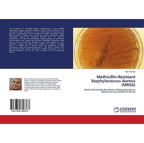 Methicillin-Resistant Staphylococcus Aureus (MRSA), Alaa Al Amiry