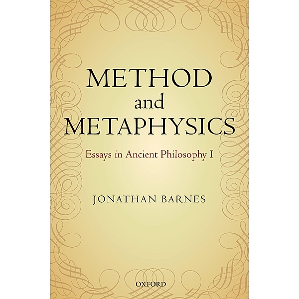 Method and Metaphysics, Jonathan Barnes