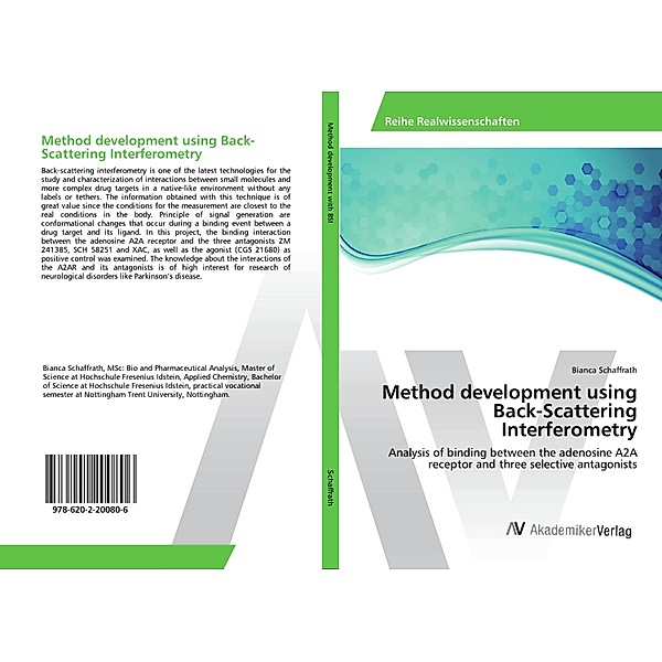 Method development using Back-Scattering Interferometry, Bianca Schaffrath