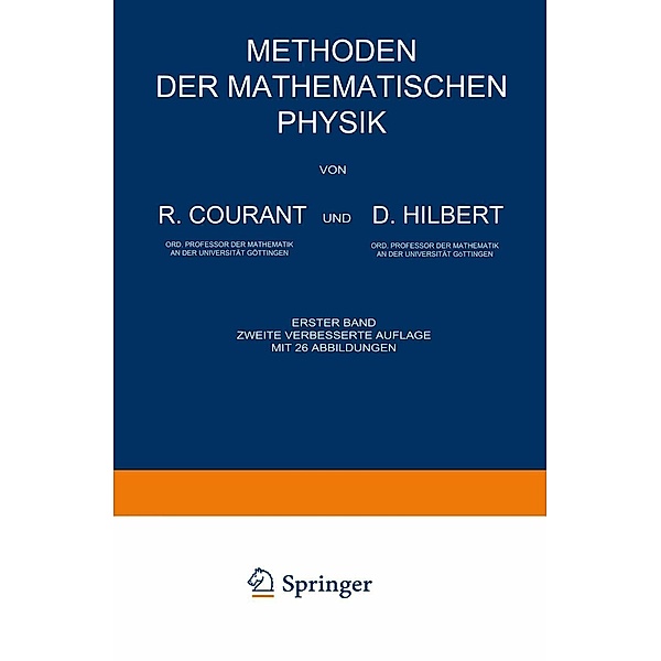 Methoden der Mathematischen Physik, Richard Courant, David Hilbert