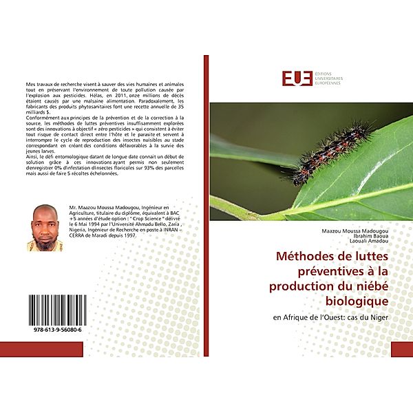 Méthodes de luttes préventives à la production du niébé biologique, Maazou Moussa Madougou, Ibrahim Baoua, Laouali Amadou