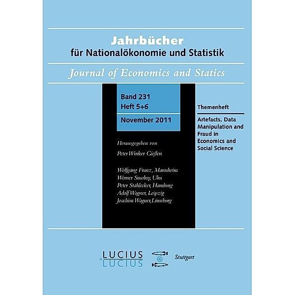 Methodological Artefacts, Data Manipulation and Fraud in Economics and Social Science / Jahrbuch des Dokumentationsarchivs des österreichischen Widerstandes