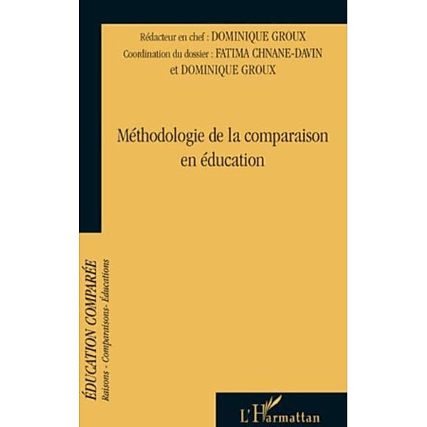 Methodologie de la comparaison en education / Hors-collection, Shanda Tonme