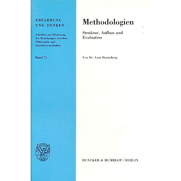 Methodologien., Lutz Danneberg
