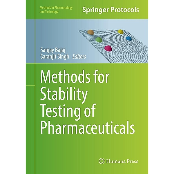 Methods for Stability Testing of Pharmaceuticals / Methods in Pharmacology and Toxicology