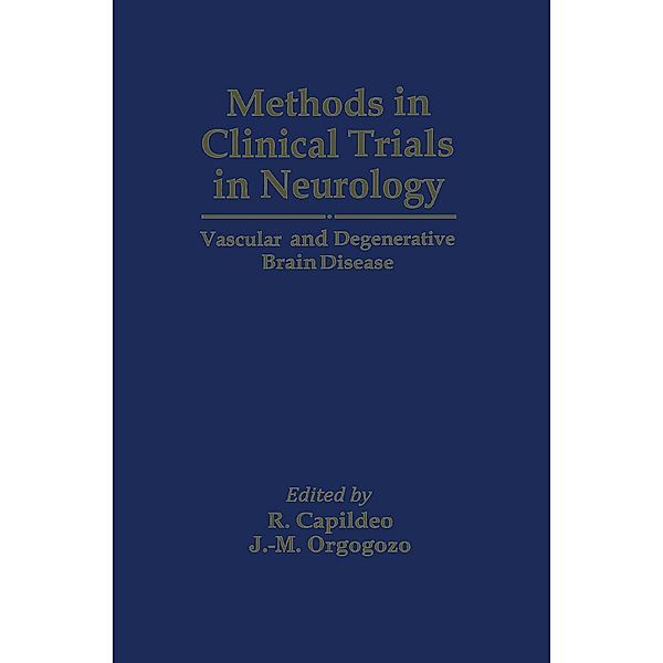 Methods in Clinical Trials in Neurology, Rudy Capildeo, J. M. Orgogozo