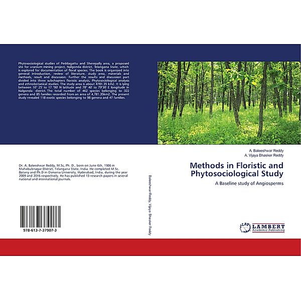 Methods in Floristic and Phytosociological Study, A. Baleeshwar Reddy, A. Vijaya Bhasker Reddy