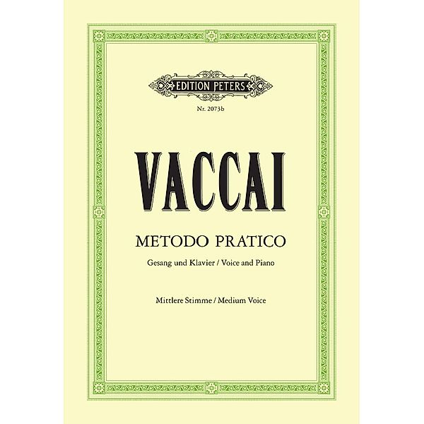 Metodo pratico di Canto Italiano, Nicola Vaccai, Pietro Metastasio