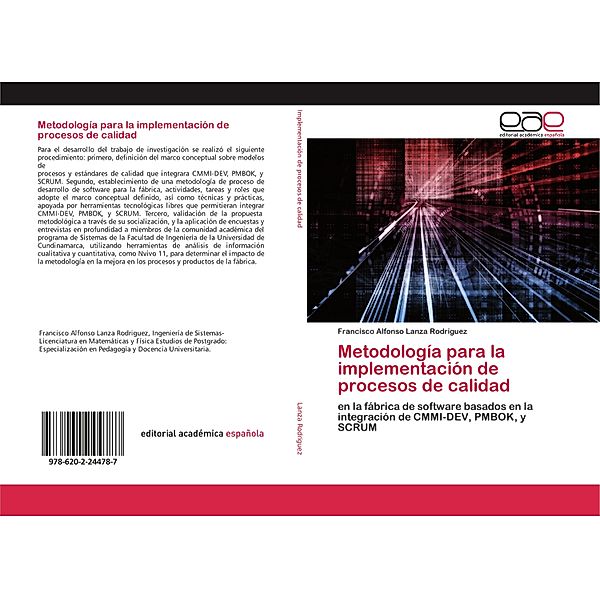 Metodología para la implementación de procesos de calidad, Francisco Alfonso Lanza Rodriguez