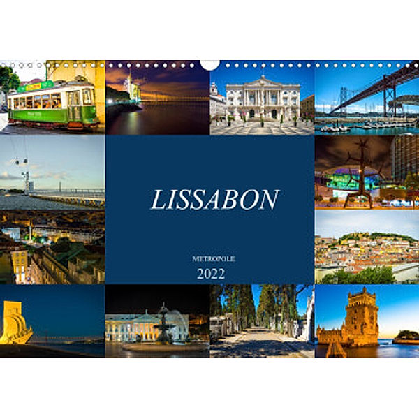 Metropole Lissabon (Wandkalender 2022 DIN A3 quer), Dirk Meutzner