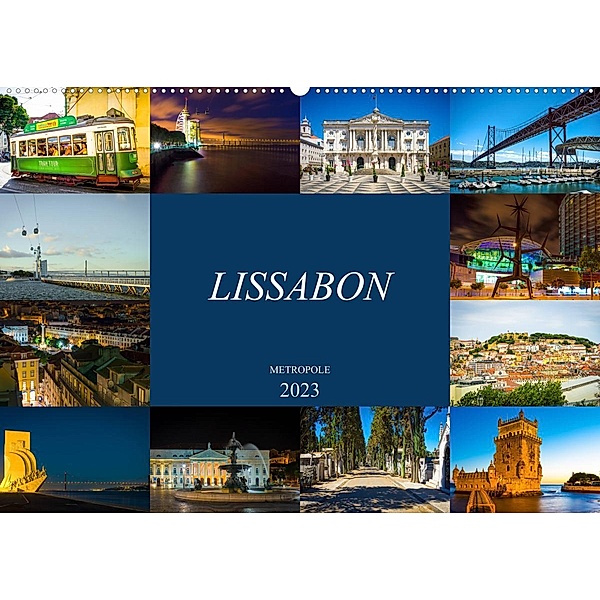 Metropole Lissabon (Wandkalender 2023 DIN A2 quer), Dirk Meutzner