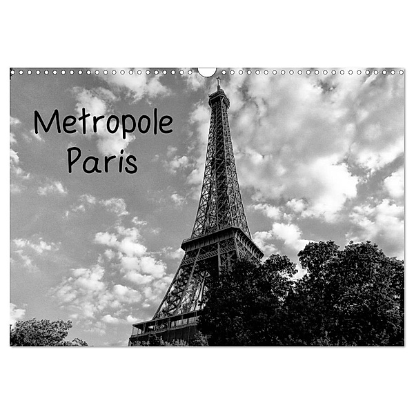 Metropole Paris (Wandkalender 2024 DIN A3 quer), CALVENDO Monatskalender, Kattobello