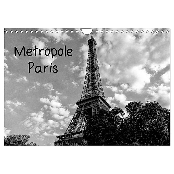 Metropole Paris (Wandkalender 2024 DIN A4 quer), CALVENDO Monatskalender, Kattobello