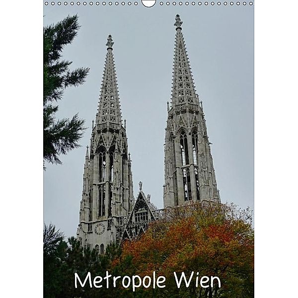 Metropole Wien (Wandkalender 2017 DIN A3 hoch), kattobello, k.A. kattobello