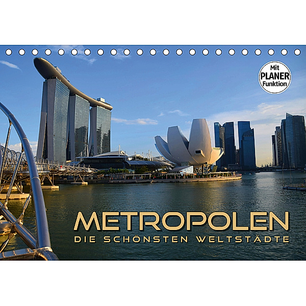 METROPOLEN - die schönsten Weltstädte (Tischkalender 2020 DIN A5 quer), Renate Bleicher