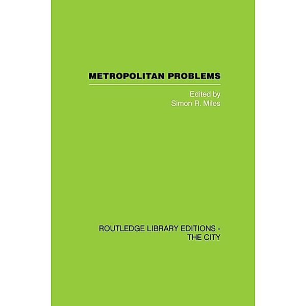 Metropolitan Problems, S. Miles