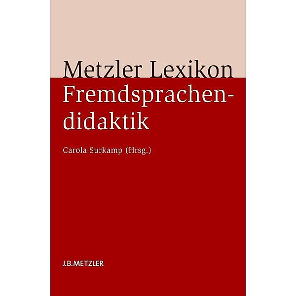 Metzler Lexikon Fremdsprachendidaktik