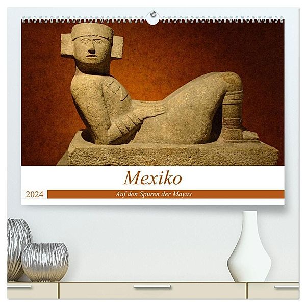 Mexiko. Auf den Spuren der Mayas (hochwertiger Premium Wandkalender 2024 DIN A2 quer), Kunstdruck in Hochglanz, Klaus Prediger, Rosemarie Prediger