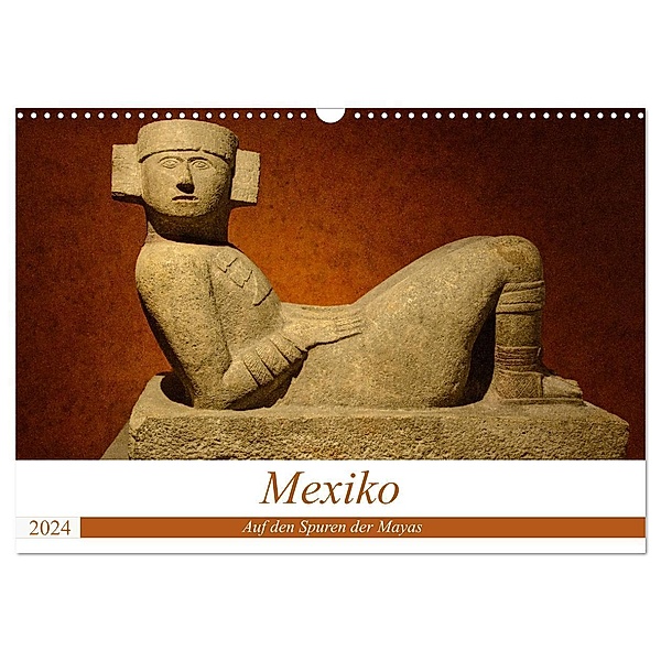 Mexiko. Auf den Spuren der Mayas (Wandkalender 2024 DIN A3 quer), CALVENDO Monatskalender, Klaus Prediger, Rosemarie Prediger