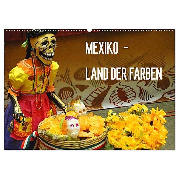 Mexiko - Land der Farben (Wandkalender 2024 DIN A2 quer), CALVENDO Monatskalender, Michaela Schiffer