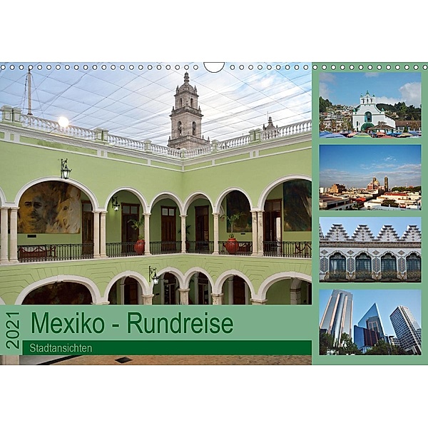 Mexiko - Rundreise (Wandkalender 2021 DIN A3 quer), Rosemarie Prediger, Klaus Prediger
