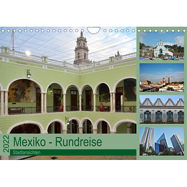 Mexiko - Rundreise (Wandkalender 2022 DIN A4 quer), Rosemarie Prediger, Klaus Prediger