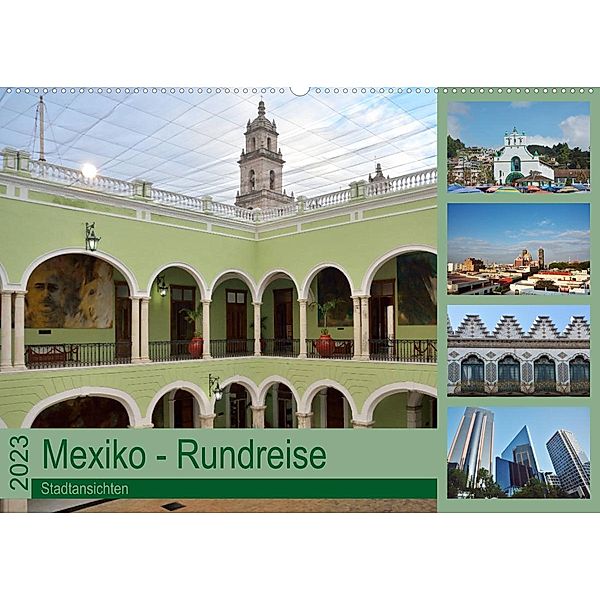 Mexiko - Rundreise (Wandkalender 2023 DIN A2 quer), Rosemarie Prediger, Klaus Prediger