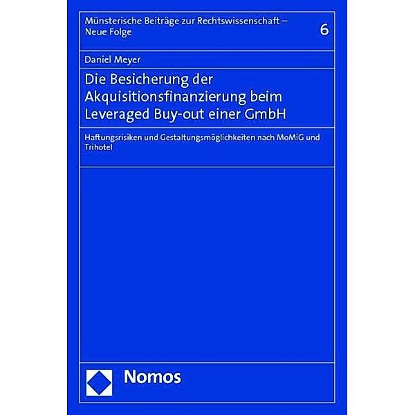 Meyer, D: Besicherung der Akquisitionsfinanzierung, Daniel Meyer