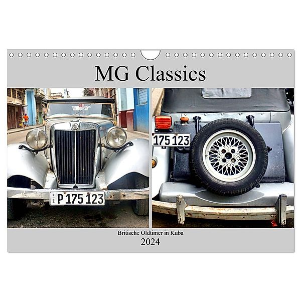 MG Classics - Britische Oldtimer in Kuba (Wandkalender 2024 DIN A4 quer), CALVENDO Monatskalender, Henning von Löwis of Menar