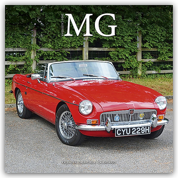 MG - MG Automobile 2024 - 16-Monatskalender, Avonside Publishing Ltd.