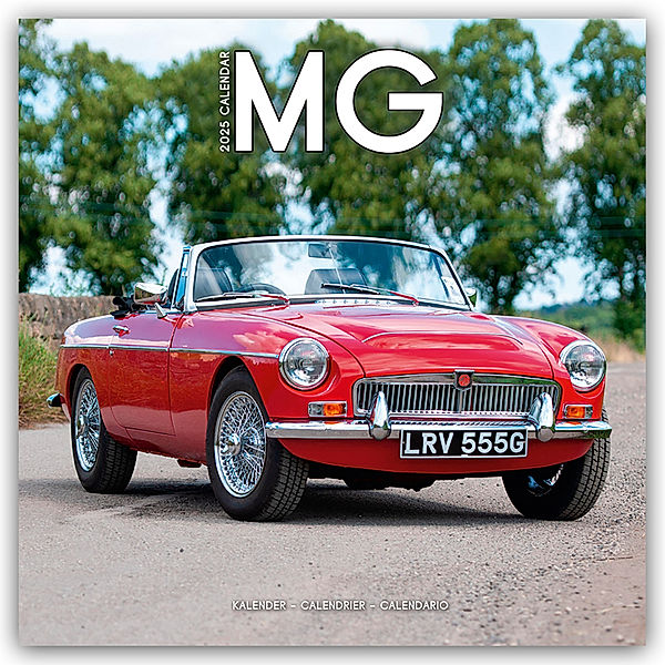 MG - MG Automobile 2025 - 16-Monatskalender, Avonside Publishing Ltd.