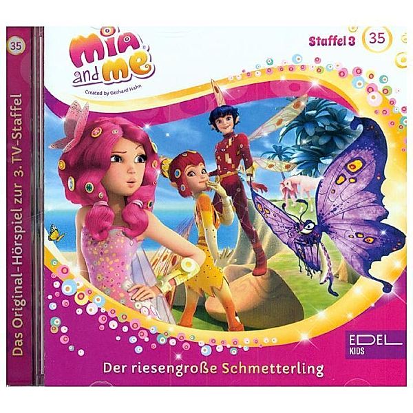 Mia and me - Der riesengroße Schmetterling,1 Audio-CD, Mia And Me