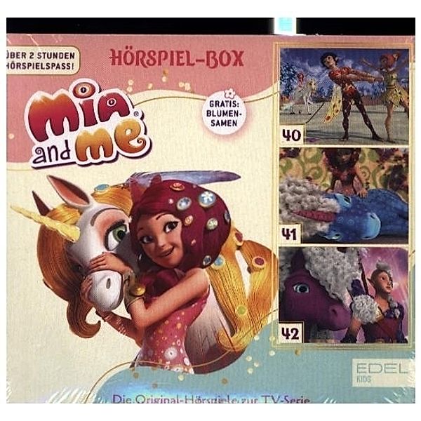Mia And Me - Hörspiel-Box mit Blumentütchen.Folge.40-42,3 Audio-CD, Mia And Me