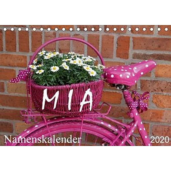 MIA - Namenskalender (Tischkalender 2020 DIN A5 quer)