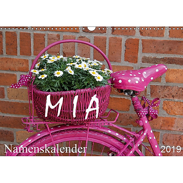 MIA - Namenskalender (Wandkalender 2019 DIN A3 quer), SchnelleWelten