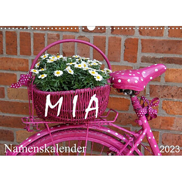 MIA - Namenskalender (Wandkalender 2023 DIN A3 quer), Schnellewelten