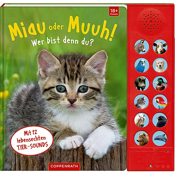 Miau oder Muuh! Wer bist denn du?, m. Soundeffekten