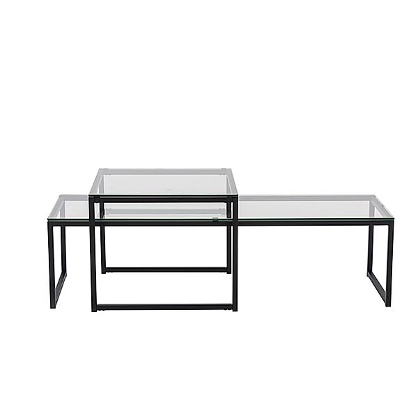 miaVILLA Couchtisch-Set, 2-tlg. Chicago Schwarz