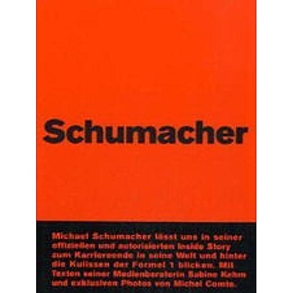 Michael Schumacher, Michael Schumacher, Sabine Kehm, Michel Comte