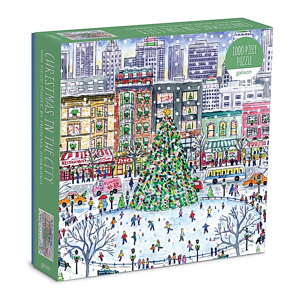 Michael Storrings Christmas in the City 1000 Piece Puzzle, Galison