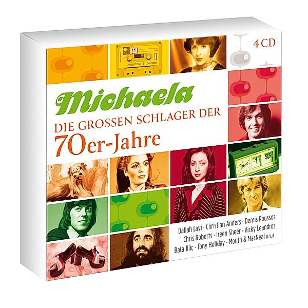 Michaela - Die großen Schlager der 70er Jahre (4 CDs), Diverse Interpreten