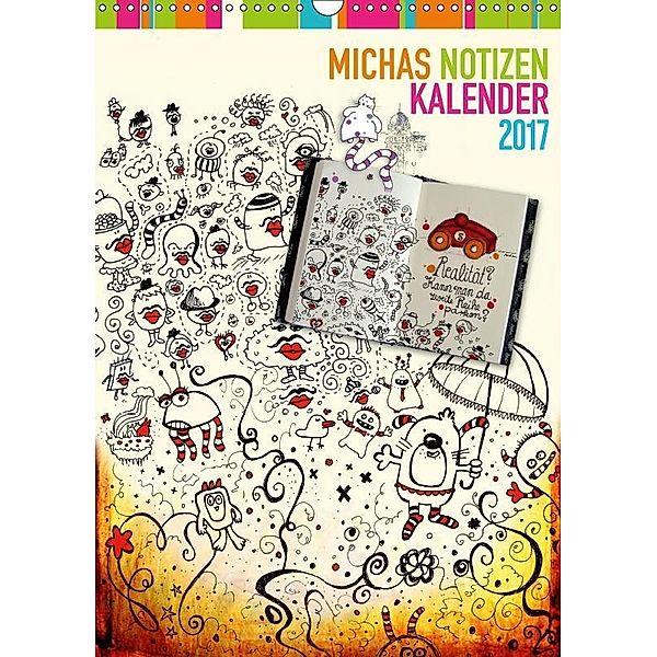 Michas Notizen (Wandkalender 2017 DIN A3 hoch), Michaela von Aichberger