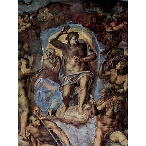 Michelangelo Buonarroti - Das Jüngste Gericht, Christus mit Maria - 2.000 Teile (Puzzle)