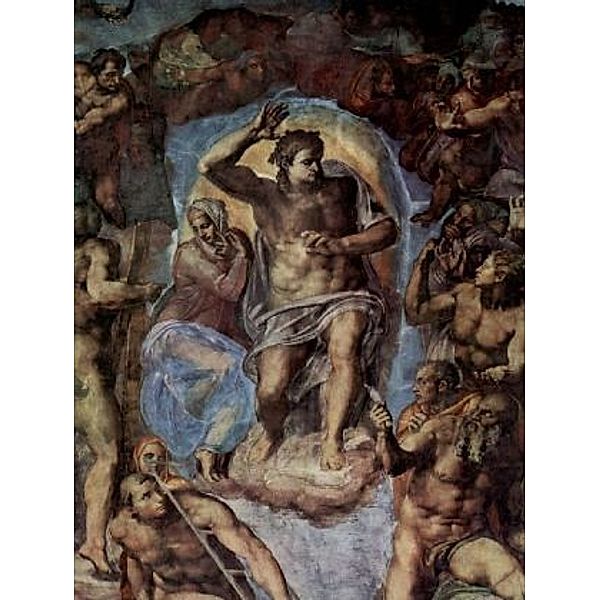 Michelangelo Buonarroti - Das Jüngste Gericht, Christus mit Maria - 200 Teile (Puzzle)