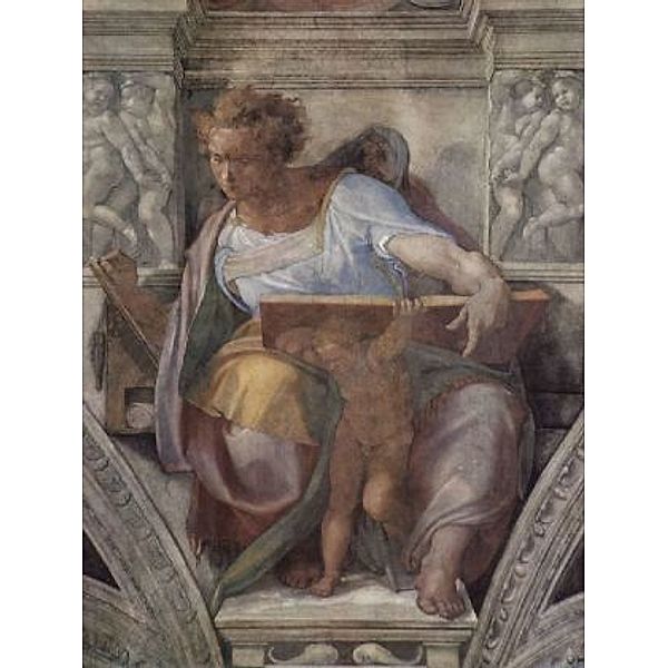 Michelangelo Buonarroti - Deckenfresko in der Sixtinischen Kapelle, Szene: Der Prophet Daniel - 1.000 Teile (Puzzle)