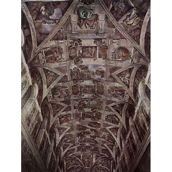 Michelangelo Buonarroti - Deckenfresko zur Schöpfungsgeschichte in der Sixtinischen Kapelle - 200 Teile (Puzzle)