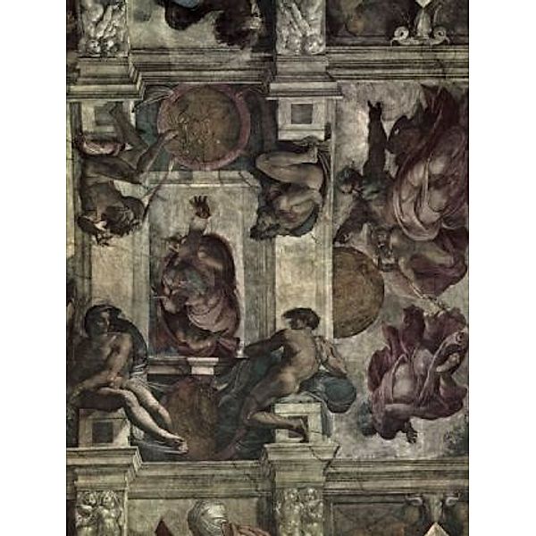 Michelangelo Buonarroti - Der Schöpfergott scheidet Licht und Finsternis - 2.000 Teile (Puzzle)