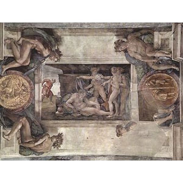 Michelangelo Buonarroti - Haupt Schande und Verspottung des trunkenen Noah - 2.000 Teile (Puzzle)