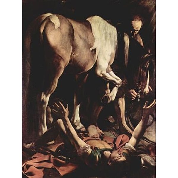 Michelangelo Caravaggio - Gemälde der Cerasi-Kapelle in Santa Maria del Popolo in Rom, Bekehrung - 1.000 Teile (Puzzle)