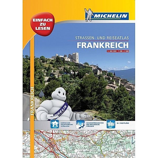 MICHELIN Atlanten / Michelin Straßen- und Reiseatlas Frankreich mit Spiralbindung